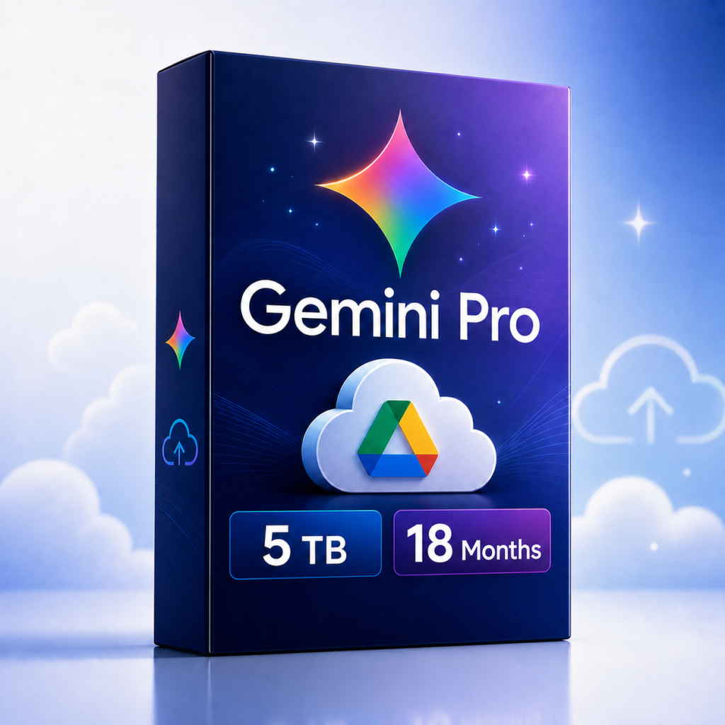 Google One Gemini Pro 18 Months with 5TB cloud storage