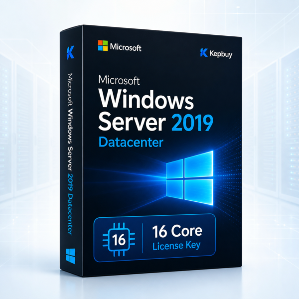 Microsoft Windows Server 2019 Datacenter 16 Core license key