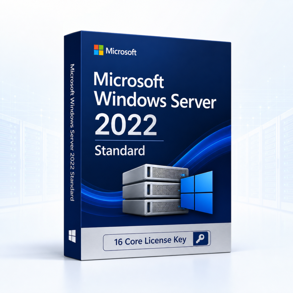 Microsoft Windows Server 2022 Standard 16 Core license key