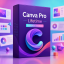 Canva Pro lifetime education invitation digital product